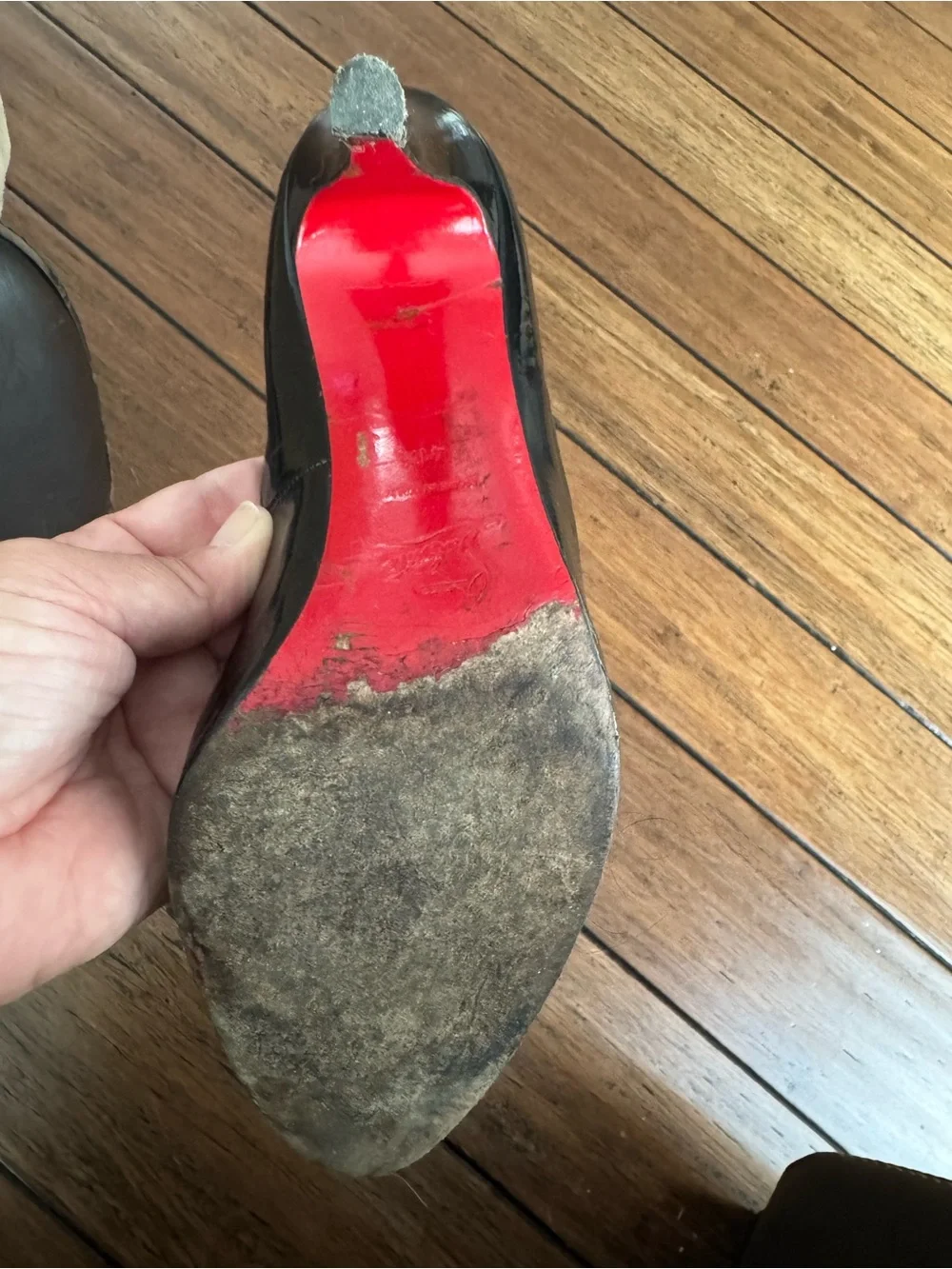 Christian Louboutin Black bells size 10.5 women’s